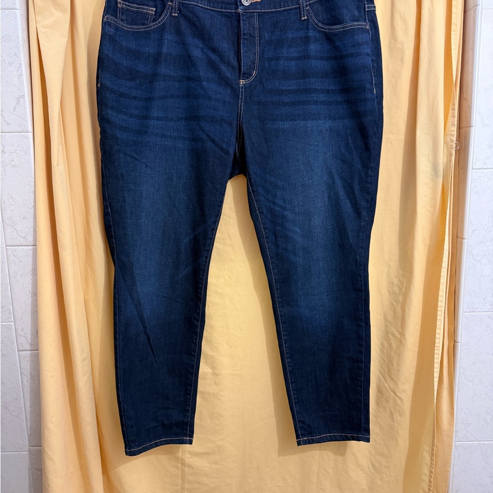 St. John's Bay Dark Indigo Ankle Jeans